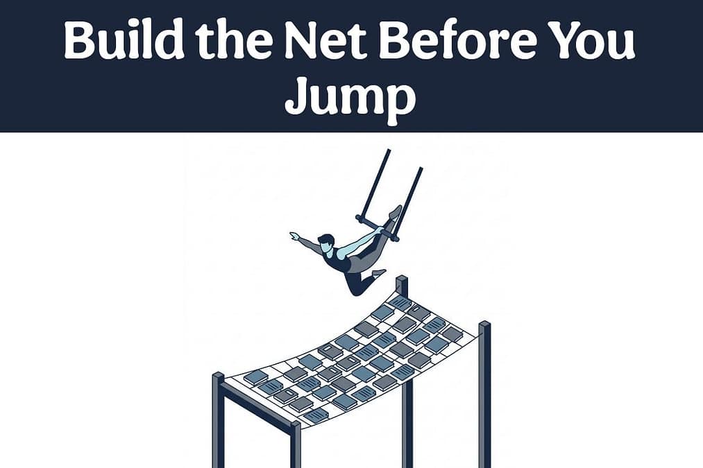 Building a mental safety net to help build self-discipline without panic