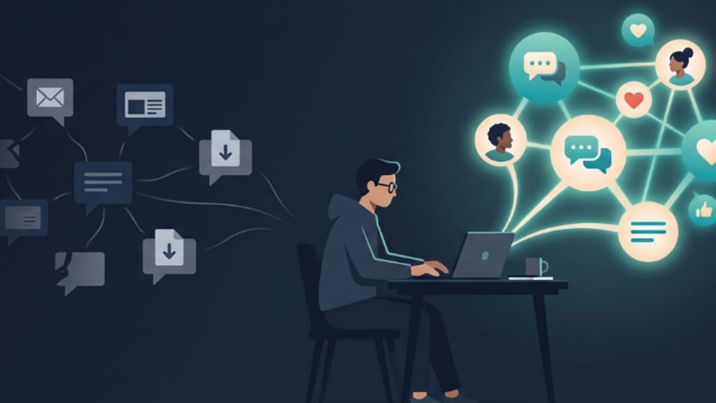Founder shifting from scattered spray-and-pray marketing to a connected B2B SaaS demand generation strategy