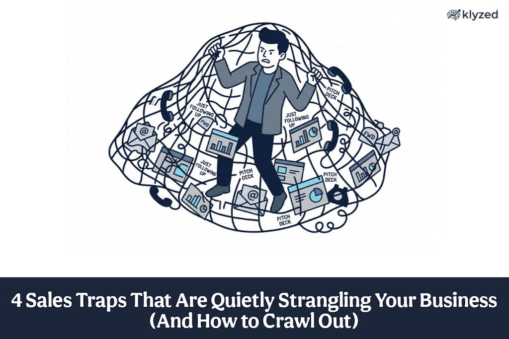 sales mistakes founders make - flat vector illustration