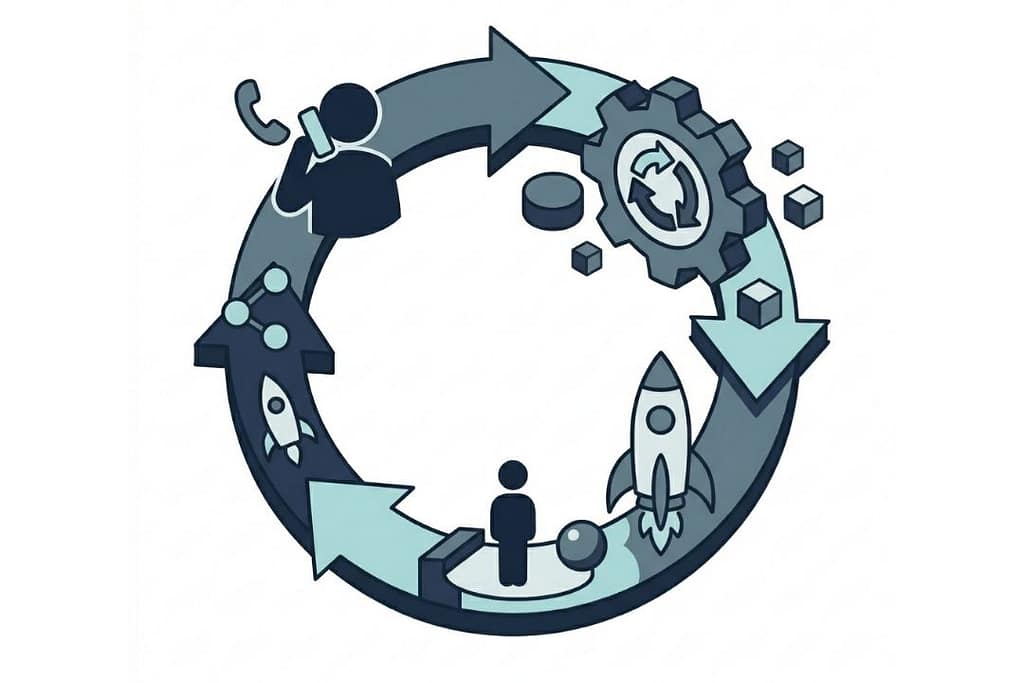 SaaS launch playbook steps 6 and 7 customer feedback loop
