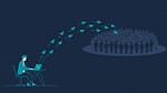 Solo SaaS founder manually reaching out to get their first 100 SaaS customers
